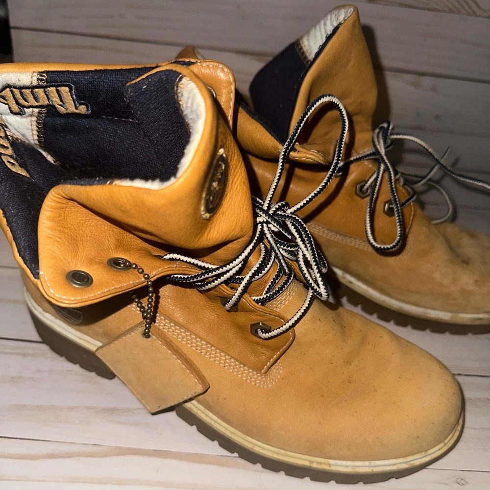 Timberland Tan Leather Boots